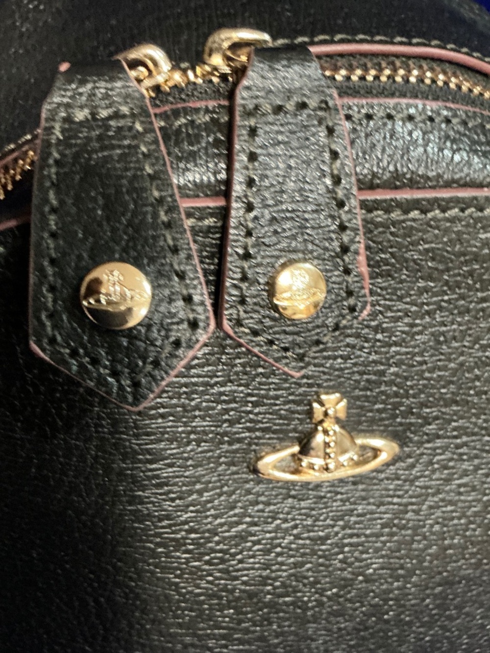 Vivienne Westwood mini black leather backpack - Picture 3 of 8